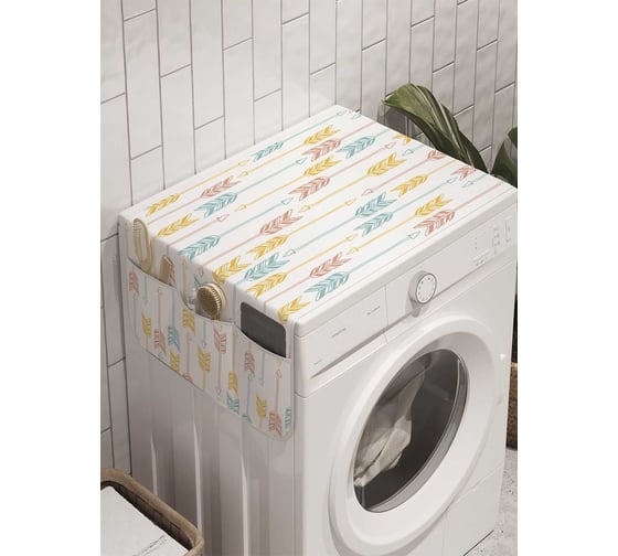 Органайзер для хранения Ambesonne "Веселые стрелы" на стиральную машину, 45x120 см, cwm_10322 1
