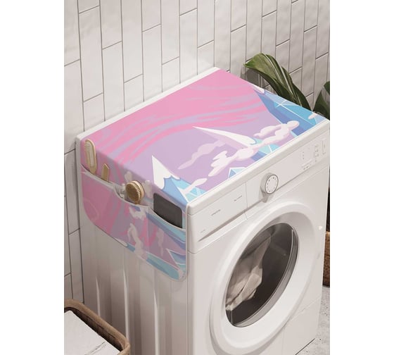 Органайзер для хранения Ambesonne "Ледниковый мир" на стиральную машину, 45x120 см, cwm_29714 1