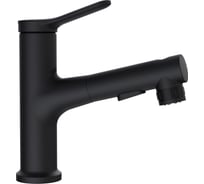 Смеситель с выдвижным изливом BelBagno черный матовый BB-LVMD-NERO-W0