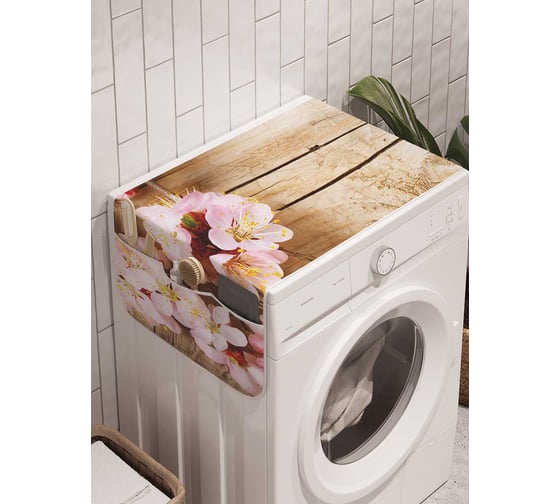 Органайзер для хранения Ambesonne "Ветка вишни на дереве" на стиральную машину, 45x120 см, cwm_27470 1