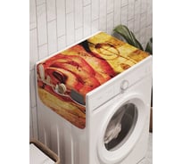 Органайзер для хранения Ambesonne "Музыкальный аромат" на стиральную машину, 45x120 см, cwm_14772