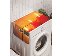 Органайзер для хранения Ambesonne "Праздничные свечи" на стиральную машину, 45x120 см, cwm_21507