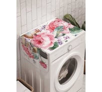 Органайзер для хранения Ambesonne "Птицы в пионах" на стиральную машину, 45x120 см, cwm_30008