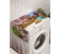 Органайзер для хранения Ambesonne "Январский пляж" на стиральную машину, 45x120 см, cwm_21514