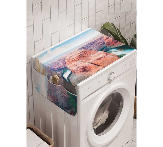Органайзер для хранения Ambesonne "Пейзаж" на стиральную машину, 45x120 см, cwm_10880 1