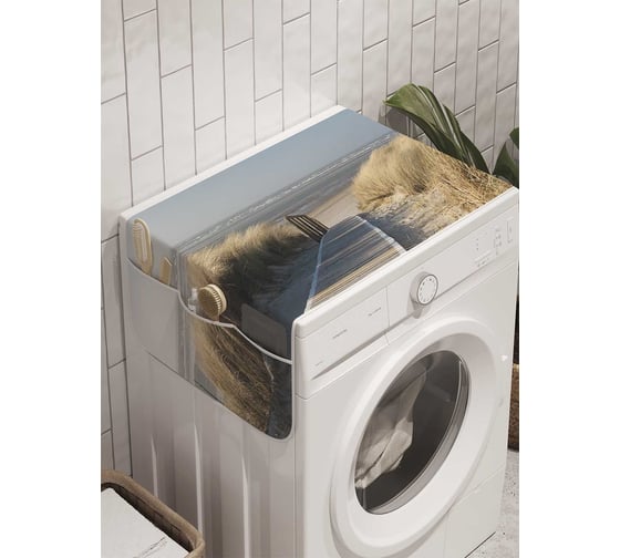 Органайзер для хранения Ambesonne "Дорожка к воде" на стиральную машину, 45x120 см, cwm_11161 1