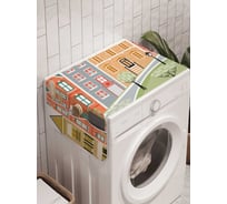 Органайзер для хранения Ambesonne "Детское воспоминание" на стиральную машину, 45x120 см, cwm_18027