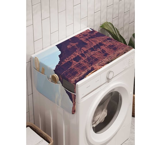 Органайзер для хранения Ambesonne "Камни каньона" на стиральную машину, 45x120 см, cwm_21522 1
