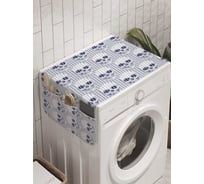 Органайзер для хранения Ambesonne "Зловещие черепа" на стиральную машину, 45x120 см, cwm_10073