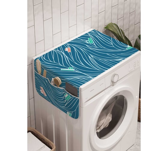 Органайзер для хранения Ambesonne "Стремительное плавание" на стиральную машину, 45x120 см, cwm_11580 1