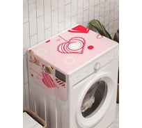 Органайзер для хранения Ambesonne "Держи любовь" на стиральную машину, 45x120 см, cwm_11716