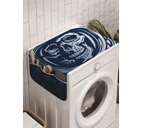 Органайзер для хранения Ambesonne "Космический череп" на стиральную машину, 45x120 см, cwm_19921