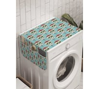 Органайзер для хранения Ambesonne "Пугающий кошмар" на стиральную машину, 45x120 см, cwm_10085