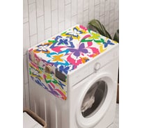 Органайзер для хранения Ambesonne "Движение Жизни Искусства" на стиральную машину, 45x120 см, cwm_15898