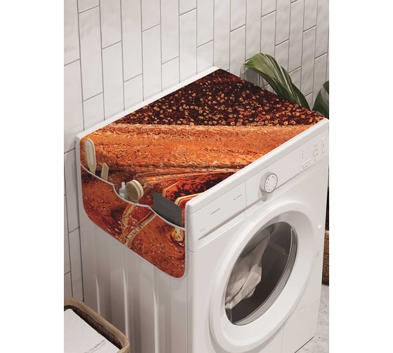 Органайзер для хранения Ambesonne "Плавка железа" на стиральную машину, 45x120 см, cwm_20857 1