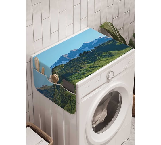 Органайзер для хранения Ambesonne "Горная трасса" на стиральную машину, 45x120 см, cwm_20852 1