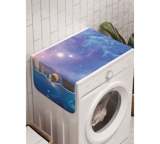 Органайзер для хранения Ambesonne "Астрономический рисунок" на стиральную машину, 45x120 см, cwm_14489 1