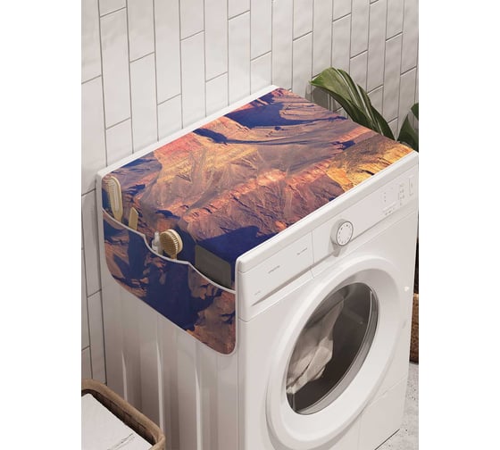 Органайзер для хранения Ambesonne "Горный каньон" на стиральную машину, 45x120 см, cwm_20117 1