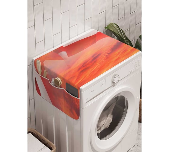 Органайзер для хранения Ambesonne "Солнечное небо" на стиральную машину, 45x120 см, cwm_20709 1