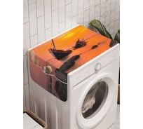 Органайзер для хранения Ambesonne "Корабль развалился" на стиральную машину, 45x120 см, cwm_20537