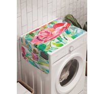 Органайзер для хранения Ambesonne "Фантазия в цветах" на стиральную машину, 45x120 см, cwm_14550