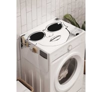 Органайзер для хранения Ambesonne "Креативная прическа" на стиральную машину, 45x120 см, cwm_21057