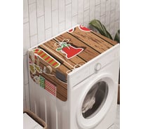 Органайзер для хранения Ambesonne "Имбирные пряники" на стиральную машину, 45x120 см, cwm_20279