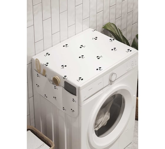 Органайзер для хранения Ambesonne "Бледный страх" на стиральную машину, 45x120 см, cwm_10086 1