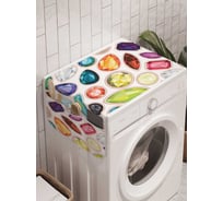 Органайзер для хранения Ambesonne "Коллекция драгоценностей" на стиральную машину, 45x120 см, cwm_2859