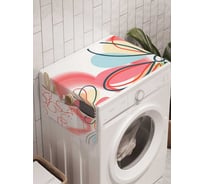 Органайзер для хранения Ambesonne "Цветочные оттенки" на стиральную машину, 45x120 см, cwm_20925