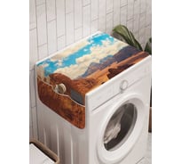 Органайзер для хранения Ambesonne "Облачные тени в пустыне" на стиральную машину, 45x120 см, cwm_20169
