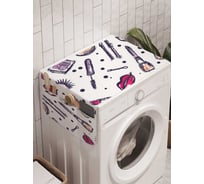 Органайзер для хранения Ambesonne "Мир косметички" на стиральную машину, 45x120 см, cwm_21063