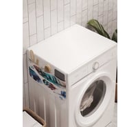 Органайзер для хранения Ambesonne "Перьевые круги" на стиральную машину, 45x120 см, cwm_20245