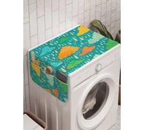 Органайзер для хранения Ambesonne "Веселые дожди" на стиральную машину, 45x120 см, cwm_20513