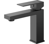 Смеситель для раковины Cezares однорычажный с донным клапаном, черный матовый SLIDER-LS-NOP