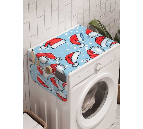 Органайзер для хранения Ambesonne "Праздничные уборы" на стиральную машину, 45x120 см, cwm_20319 1