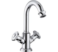 Смеситель для раковины с донным клапаном Cezares, корпус без ручек, исполнение хром APHRODITE-LS2-01