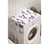 Органайзер для хранения Ambesonne "Цветочные узоры" на стиральную машину, 45x120 см, cwm_16268