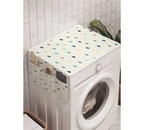 Органайзер для хранения Ambesonne "Краски дождя" на стиральную машину, 45x120 см, cwm_20512