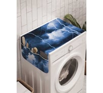 Органайзер для хранения Ambesonne "Тоскливые молнии" на стиральную машину, 45x120 см, cwm_16324