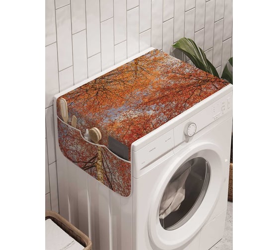 Органайзер для хранения Ambesonne "Мудрость леса" на стиральную машину, 45x120 см, cwm_20675 1