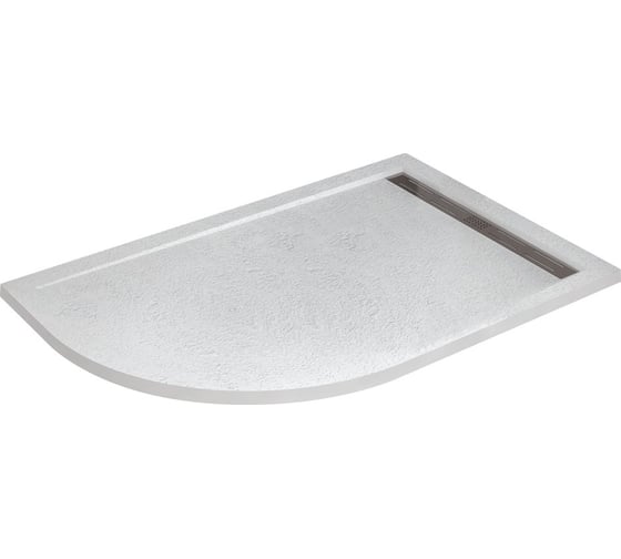Поддон Cezares из искусственного мрамора TRAY-AS-RH-120/80-30-W-R 1