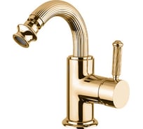 Смеситель на биде однорычажный Cezares c донным клапаном, золото OLIMP-BSM2-03/24-L