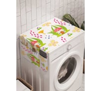 Органайзер для хранения Ambesonne "Грибной поселок" на стиральную машину, 45x120 см, cwm_15987