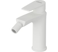 Смеситель для биде однорычажный Cezares с донным клапаном, исполнение белый матовый NAUTIC-BS1-BIO