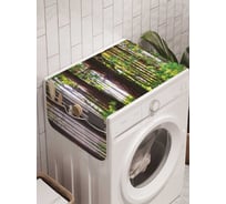 Органайзер для хранения Ambesonne "Лесной тоннель" на стиральную машину, 45x120 см, cwm_15750