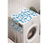Органайзер для хранения Ambesonne "Прохладный дождь" на стиральную машину, 45x120 см, cwm_20510