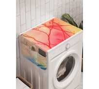 Органайзер для хранения Ambesonne "Радужные кусты" на стиральную машину, 45x120 см, cwm_16030