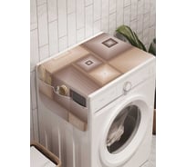 Органайзер для хранения Ambesonne "Квадратный креатив" на стиральную машину, 45x120 см, cwm_14474