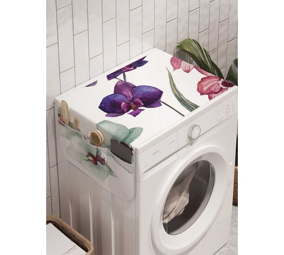 Органайзер для хранения Ambesonne "Натуральный цвет" на стиральную машину, 45x120 см, cwm_14531 1